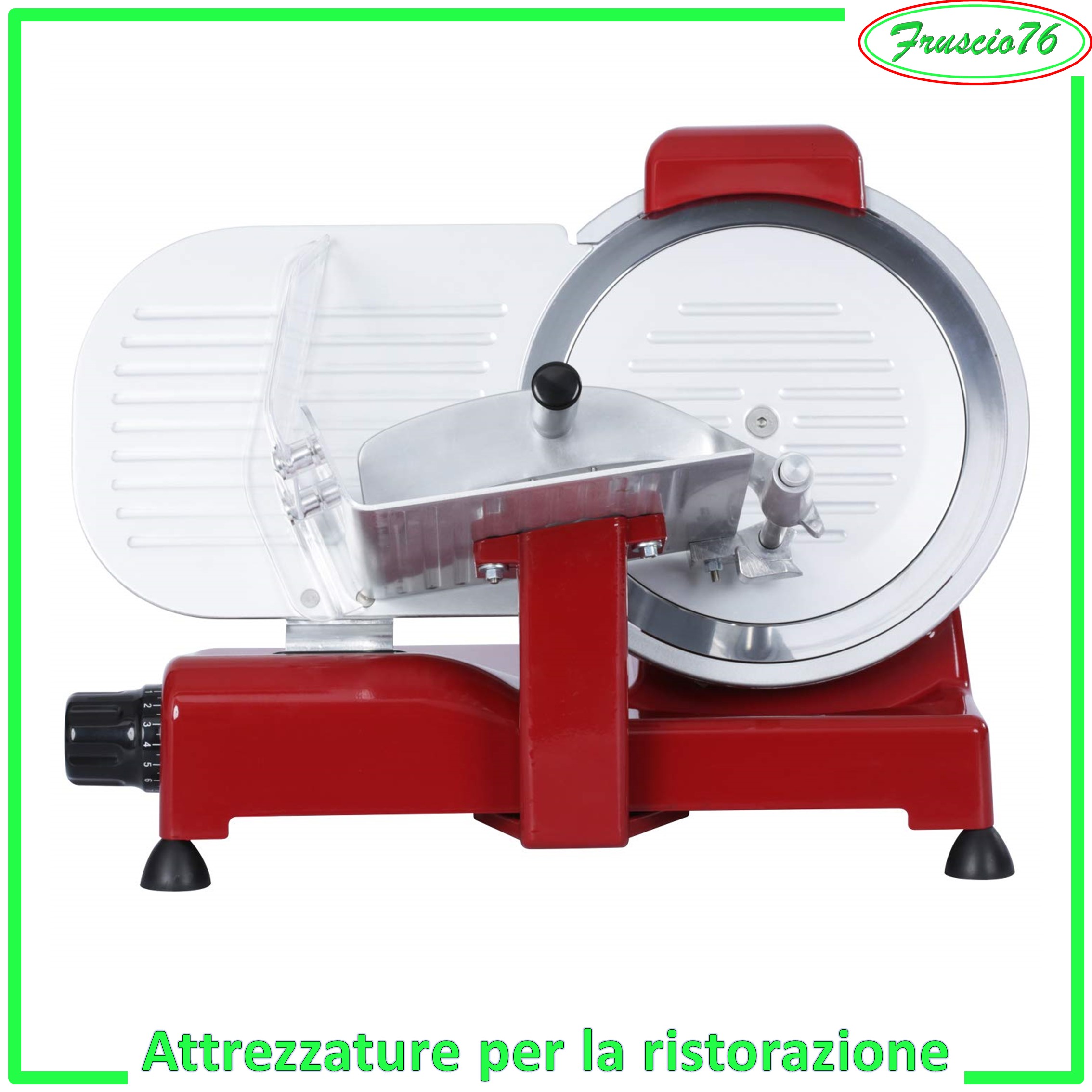 Affettatrice Elettrica Special Edition Rossa LAMA 25 250 RGV SEMI-professionale